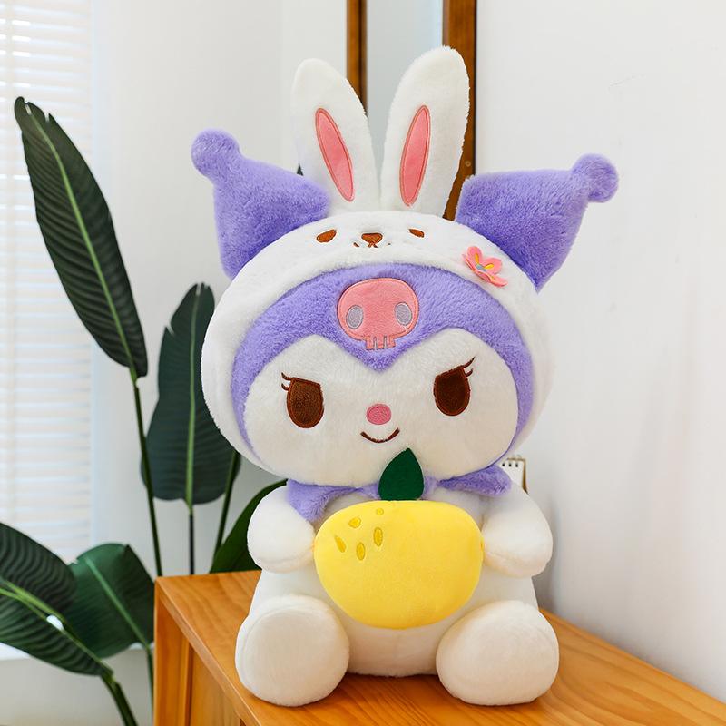 Super Cute Rabbit Turned Into Kulomi Plush Toy Girl Birthday Gift