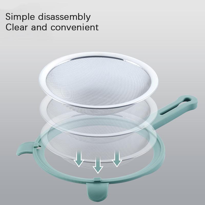 Wire Sieve Fine Mesh Oil Strainer Flour Sifter Sieve Colanders Kitchen Tools