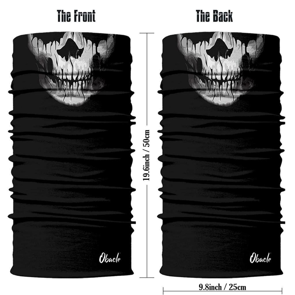 Obacle Face Sun UV Dust Wind Protection Seamless Bandana Animal Face for