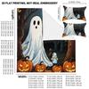 3-Piece Bedding Pillowcase Quilt Cover Set Halloween Ghost Pattern 2D Digital Printing Suitable For Bedroom Dormitory Decoration