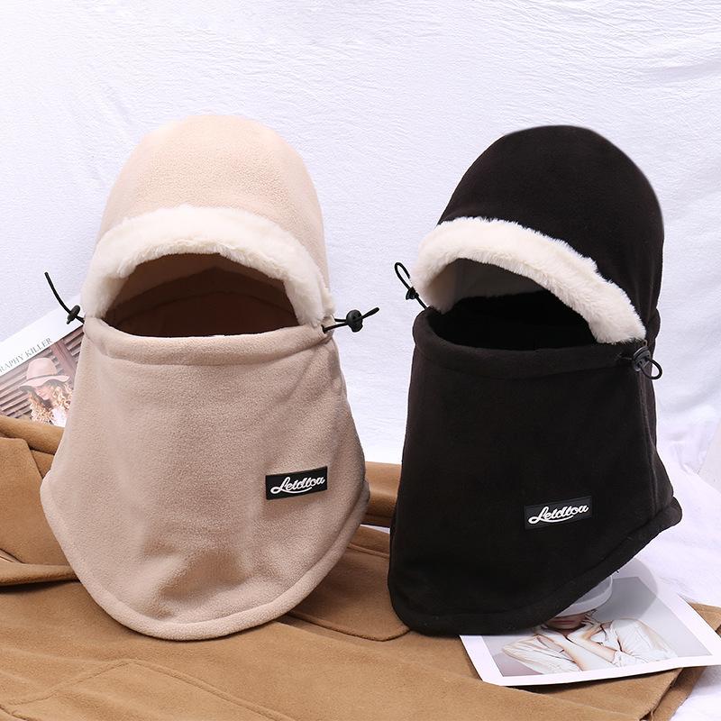 New Fleece Cycling Windproof Mask Fashion Rafa Cap Fleece Thickened Thermal Commuter Ear Cap