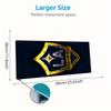LA Galaxy Mouse Pad, Large Gaming Desk Mat, Non-slip XXL Mousepad for Laptop & Tablet, Mini PC Playmat with Stitched Edges