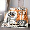 Custom 1pc Cartoon Characters Adventure Blanket, Soft And Comfortable Blanket, Casual Warm, Camping Travel Blanket, Birthday Gift Q913180
