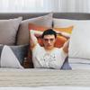 HOT-KPOP Idol h-Hyunjin Pillow Case Short Plush Sofa Decorative Gift Home Double-sided Printing Cushion