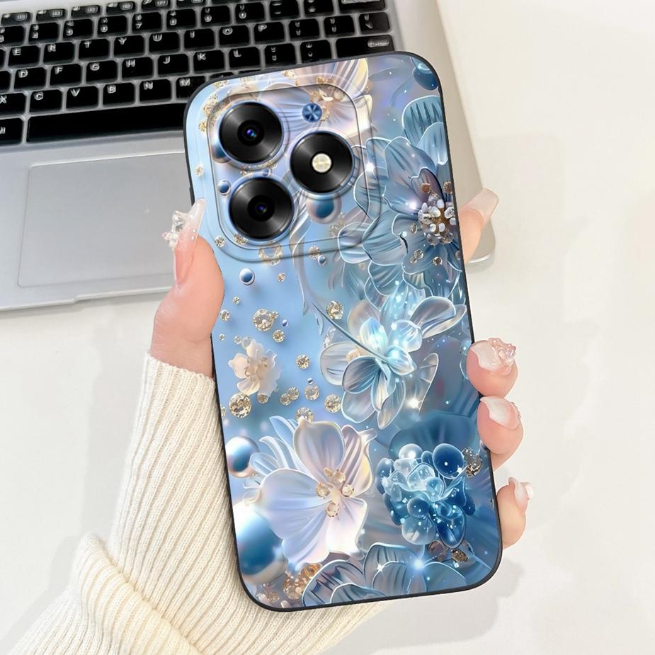 For Tecno Spark 20C Case Spark20 Pro KJ6 New Fashion Candy Painted Cover Shockproof Phone Case For Tecno Spark 20 Pro Plus Shell