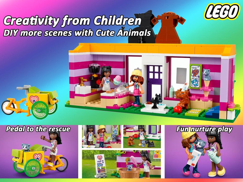 LEGO Friends Pet Adoption Cafe (292 Pieces) 41699