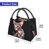 Shpynx Cat Thermal Insulated Lunch Bag Women Cute Kitten Resuable Lunch Tote for Outdoor Picnic Storage Meal Food Box