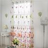 Rod Pocket New Beautiful Window Curtain Large Butterfly Print Screens