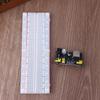 Mb102 Steckbrett Stromversorgungsmodul 830 Punkte Lötfreies Prototypen Steckbrett Kit mit 65 flexiblen Jumperkabeln DIY Elektronik 3.3/5