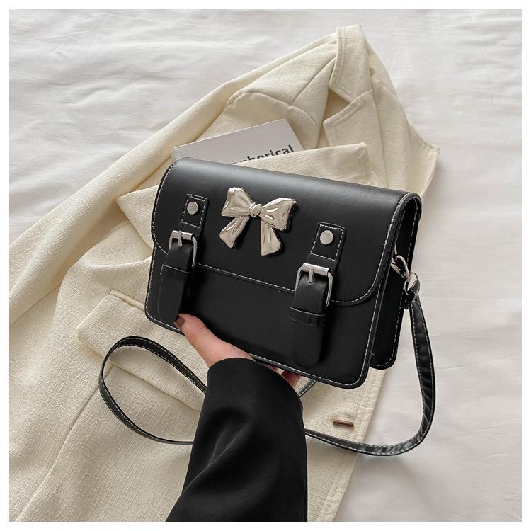 Trendy Bow Knot Square Bag: Elegant, Versatile Handbag & Crossbody