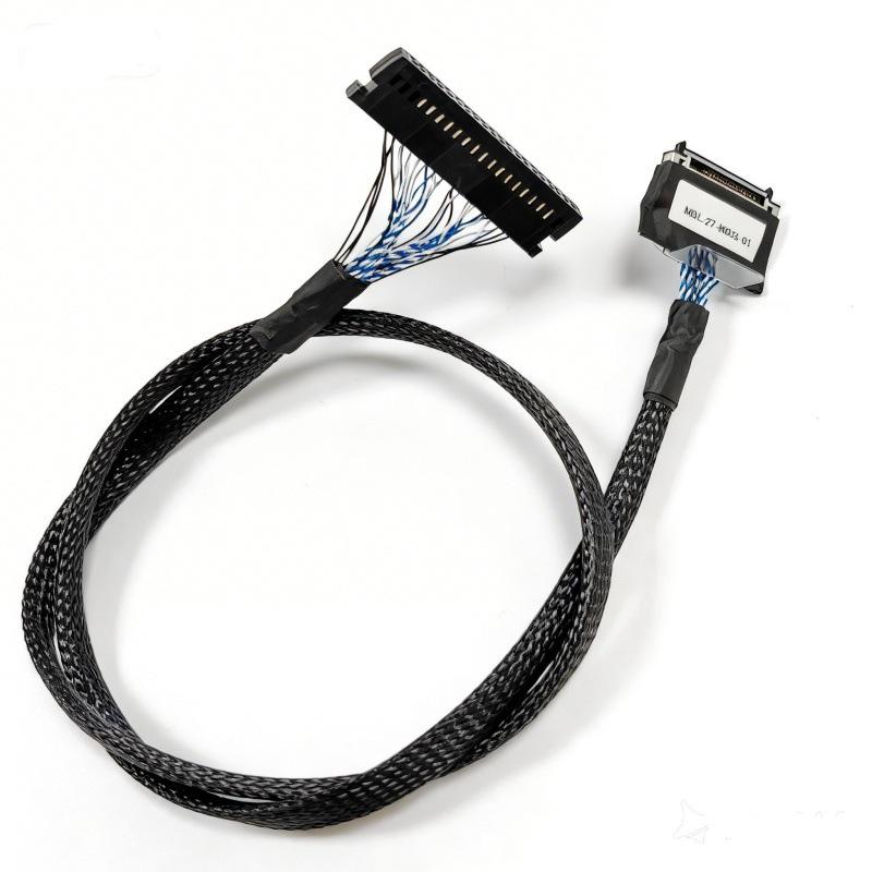 FI-X30P Dual 8 Definition LVDS LCD Module Signal Test Cable Wiring Harness