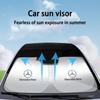 HXGR9 Thicken UV Resistance Car Sun Visor Sunshade Front Glass Sunscreen For Mercedes Benz W203 W204 W205 W176 W16 W177 W247 Accessory