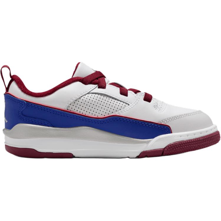 Jordan Zapatillas de Baloncesto para Niños Flight Court Cómodas Versátiles Deportivas Duraderas Caña Baja Zapatillas para Niños Blanco IM3365151