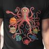 Trippy Zodiac Shirt | Monster Octopus Tee | Cosmic Eye Creature Graphic | Weirdcore Space Art Shirt