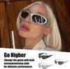 Retro Wrap Around Sunglasses 3 Pack UV Protection Festival Party Glasses