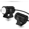 2Pcs Dual Color Light Auxiliary Spotlight Lamp LED Headlight Projector  Car Additional Lights