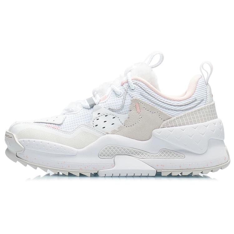 

Li Ning CF Misty Clouds Of The Ancient City Mountain Fabric Low top Sports Casual Shoes Women s White AGLR212-1 37