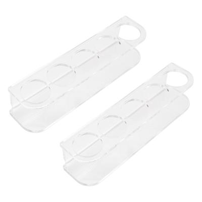 Refrigerator Vial Holder Space Saving Acrylic Vial Wall Caddy for 2.5cm Diameter Vial
