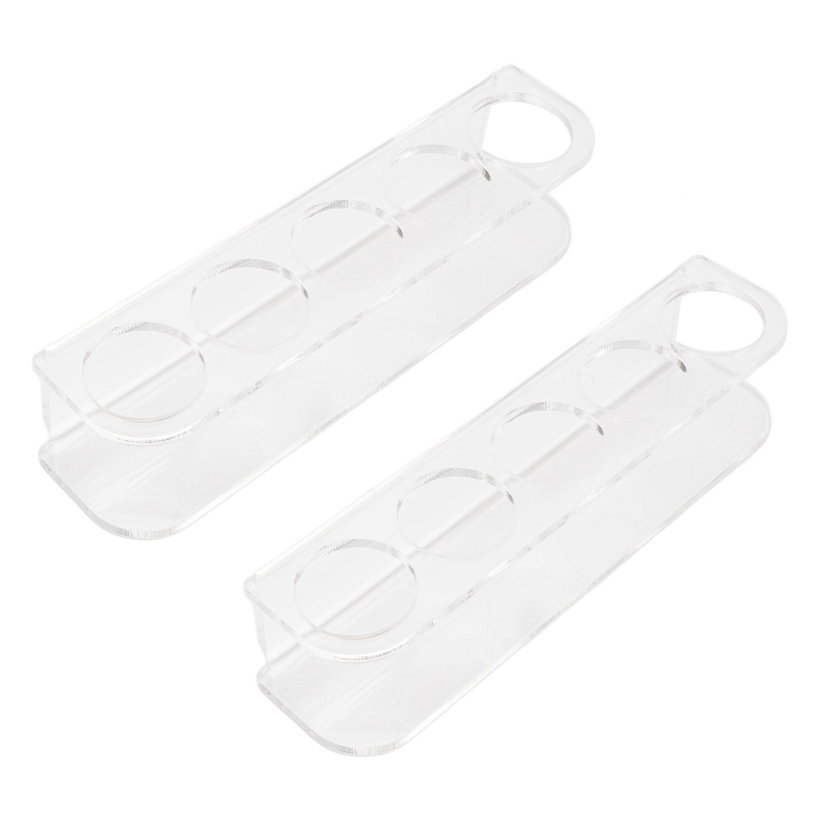 

Refrigerator Vial Holder Space Saving Acrylic Vial Wall Caddy for 2.5cm Diameter Vial