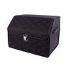 Collapsible Car Trunk Storage Box High Capacity Organizer In The Car Pu Leather Trunk Tool Box Auto Accessories Storage Bag