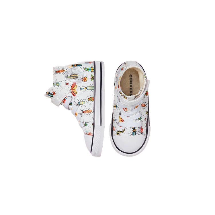 Детские кроссовки Converse Chuck Taylor All Star High TD A Bugs World White Natural-Ivory — фото 5