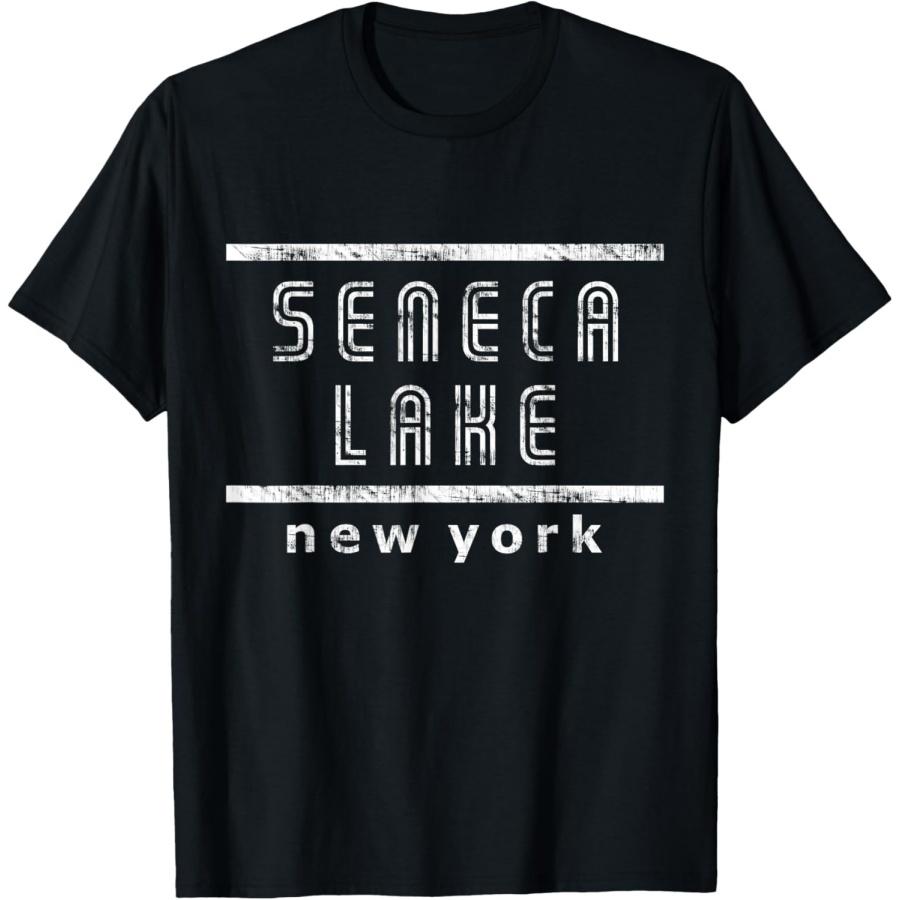 

Seneca Lake New York Souvenir T-Shirt XXXXXL різнокольоровий