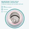 2023 New Thermos Flask Double Vacuum 316 Stainless Steel Sports Water Bottles For Girls Portable Leakproof Keeps Cold and