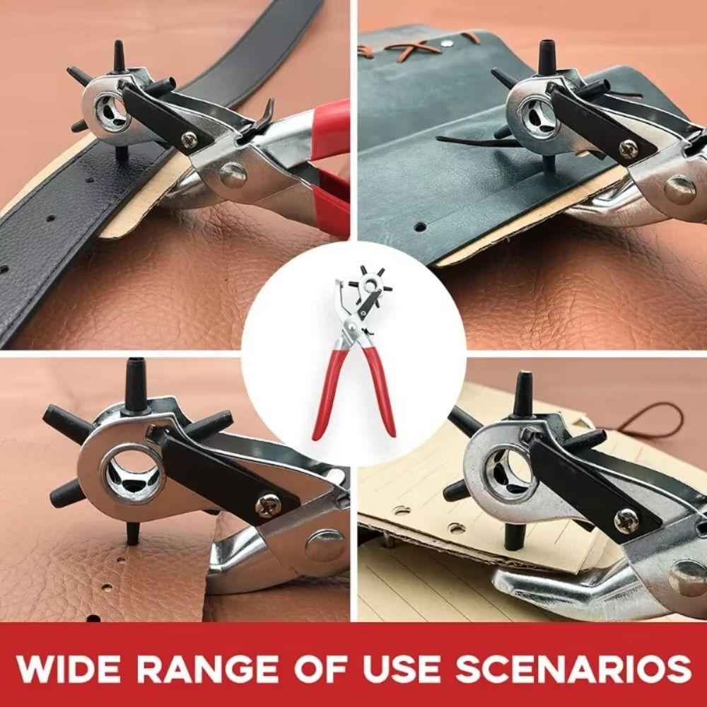 Effortless Belt Puncher Round Hole Punching Pliers Belt Hole Punch Plier  Leathercraft