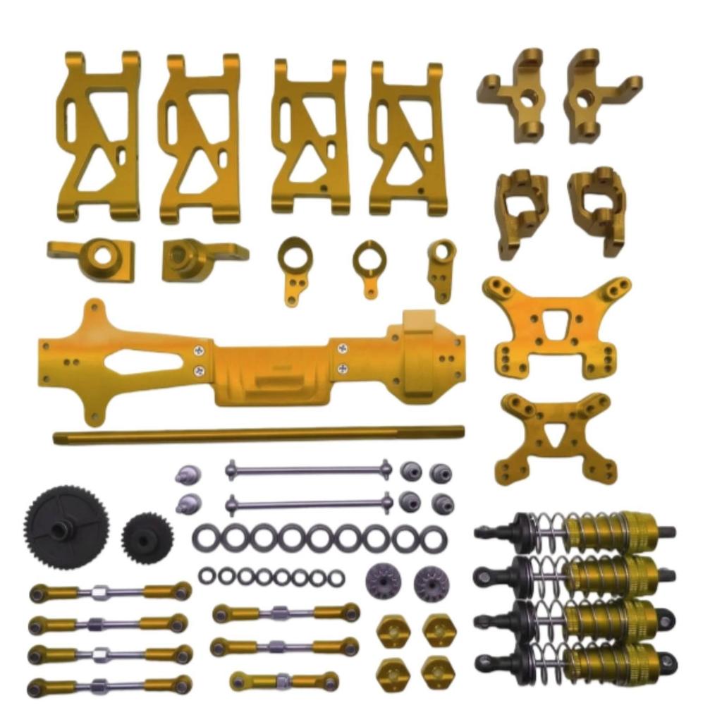 Metal Kit Aluminum Alloy RC Car Upgrade Machined Red