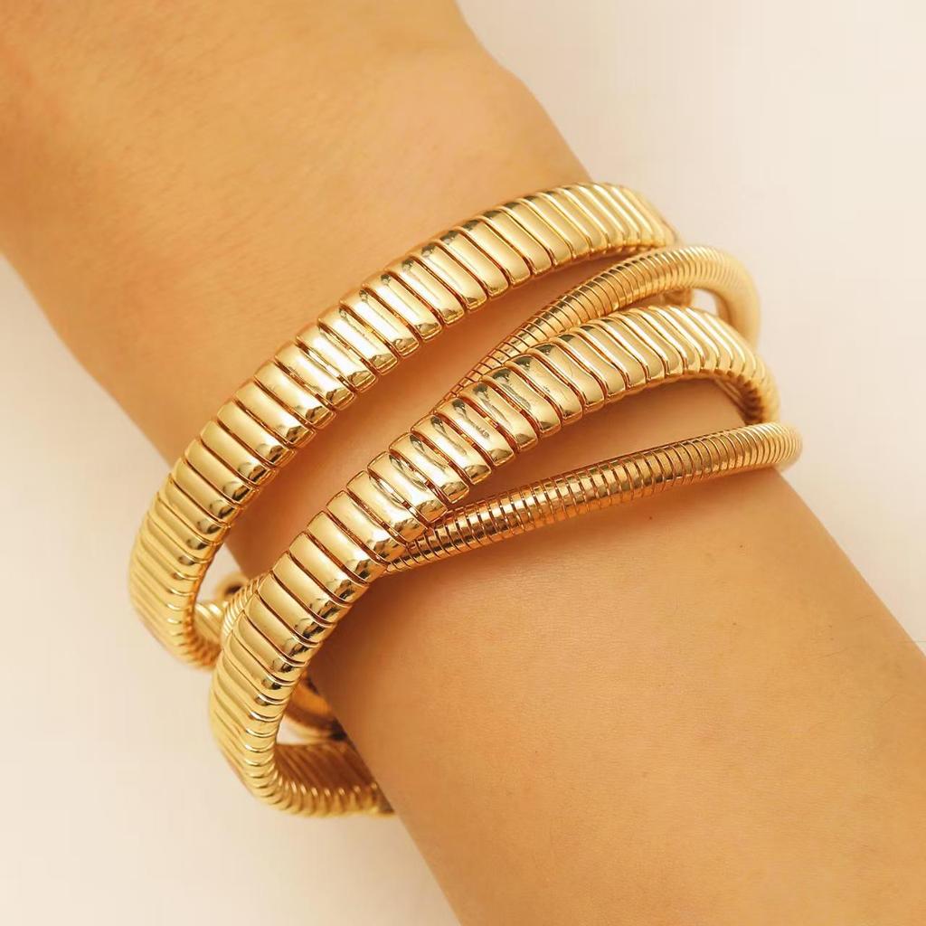 European-American Metal Punk Spring Necklace Bracelet