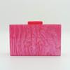 Dinner Bag Retro Splicing Bag Trendy Acrylic Shoulder Chain Bag Women'S Light Luxury