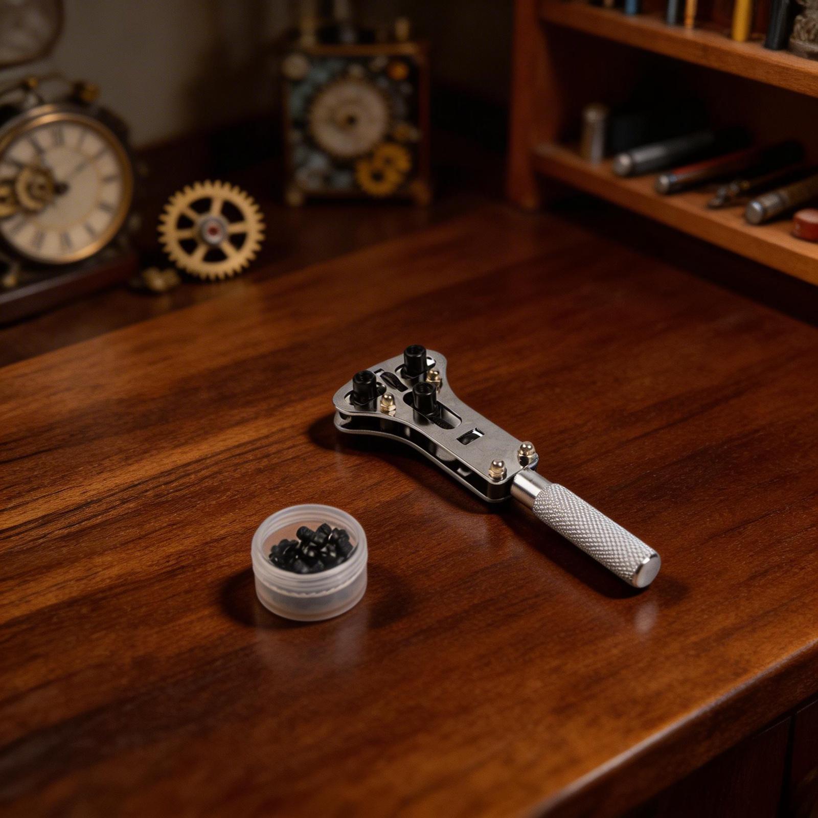 Открывашка для крышки Часы Наручные Часы Открывашка корпуса Регулируемая Винт Металл