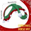 Santa Hat for Horse Equestrian, Cap,Ear Slip on Xmas Costume,Christmas Cap,Christmas Accessory