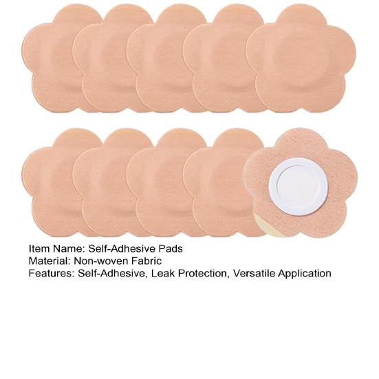 10/15/20/30Pcs Self-Adhesive Castor Oil Pads Disposable Easy Apply Oil Patch Anti-Leakage Design Breathable Belly Button Skin Adhesive