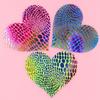 20 Pairs Women Sexy Self Adhesive Nipple Covers Colorful Fish Scales Disposable Breast Stickers Pasties Sticky Bras