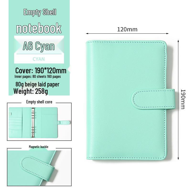 Korean-Style A6 Cute Loose-Leaf Notebook & Multifuntional Diary