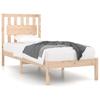 VidaXL Bed Frames Solid Pine Wood 100x200 Cm 3103923