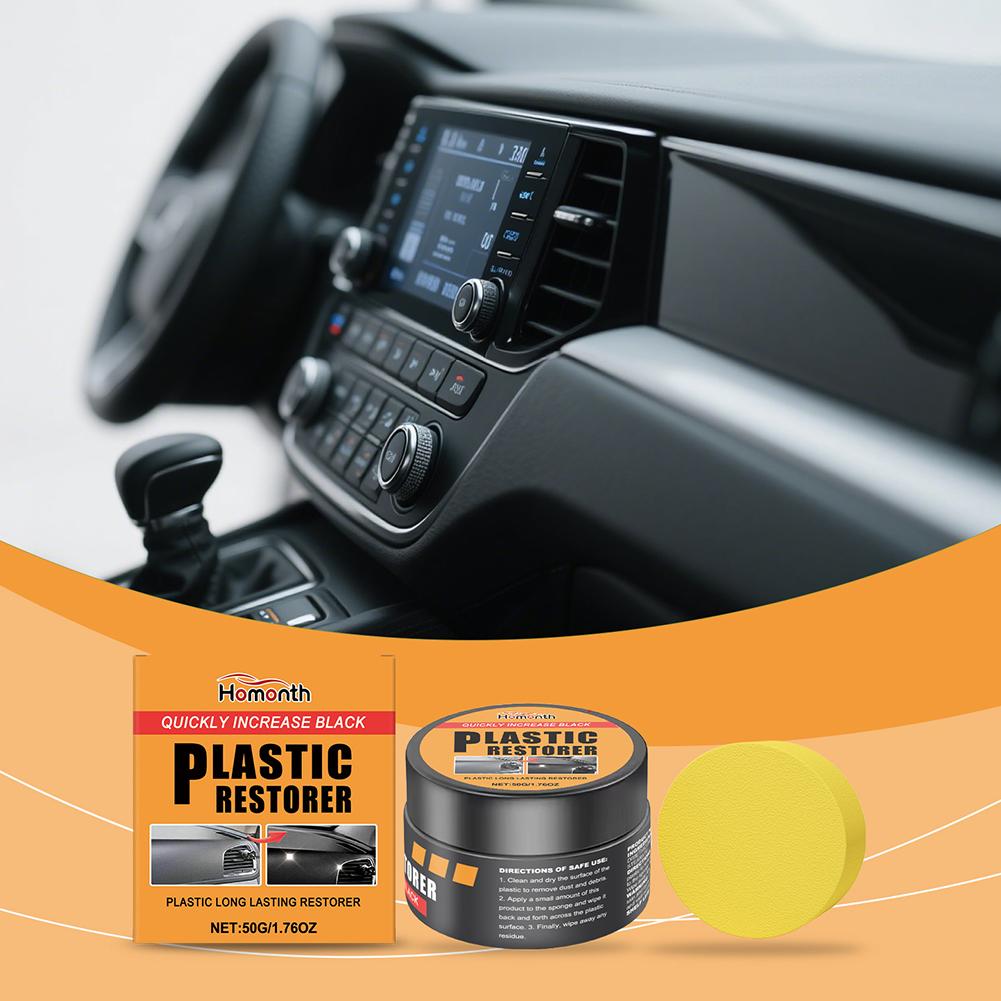 Car Plastic Restorer Back To Black Gloss Auto Polish Coating Auto Agent Panel Interior & Leather And Coating Repair Renewal O5G9