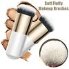 Foundation-Make-up-Pinsel, Chubby Voodoo, BB-Creme, Puder, Rouge, Kunsthaar, Gesichtskontur, Kosmetik-Schönheitswerkzeuge, 1 Stück, 3) Roségold