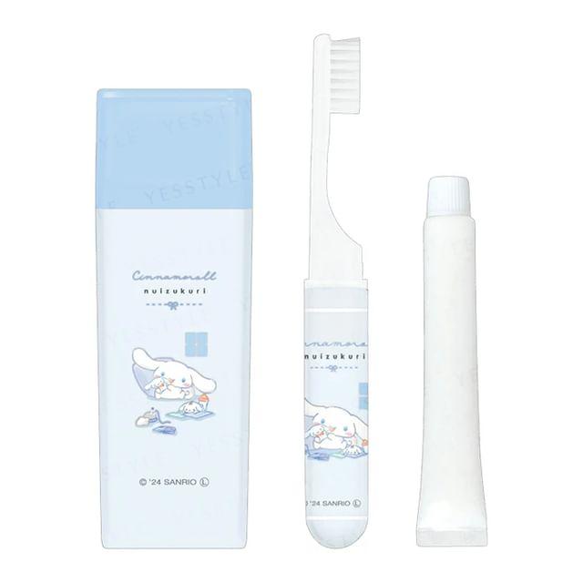 Kamio Japan - Sanrio Cinnamoroll Plush Making Square Toothbrushing Set 1 set