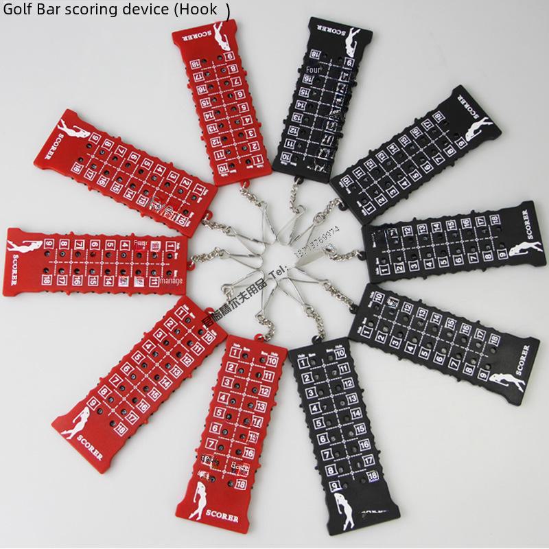 Contor de scoruri de golf: Tablă de scor portabilă cu 18 găuri, accesoriu pentru evantai ușor de transportat