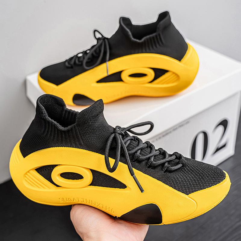 Premium Plus Size Men's Summer Mesh Running Shoes - Breathable, Versatile, Thick Sole Casual Sneakers