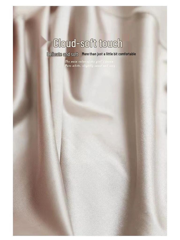 Women's High-Waisted Luxurious Satin Plus Size Seamless Summer Underwear