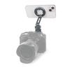 Collapsible Metal Phone Holder Featuring Magnetic Locking System Double Orientation Shoots Cold Shoe Expansion Interface