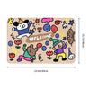 Ins Cartoon Party Animals Welcome Front Door Mat Anti-Slip Outdoor Quick Dry  Doormat Kitchen Balcony Entrance Rug Carpet