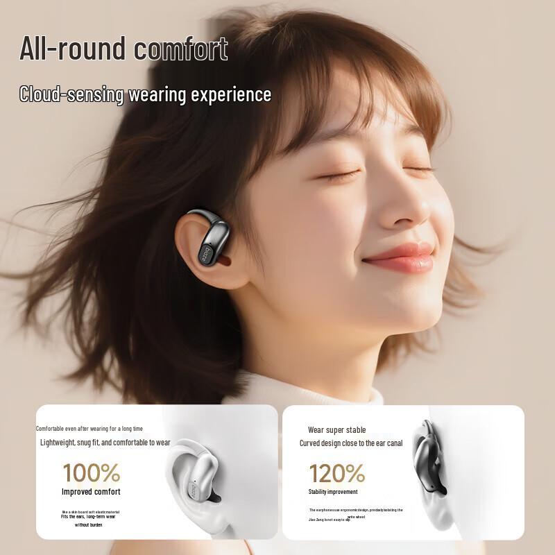 Biyazi D87 Ear-Hook Bluetooth Headphones
