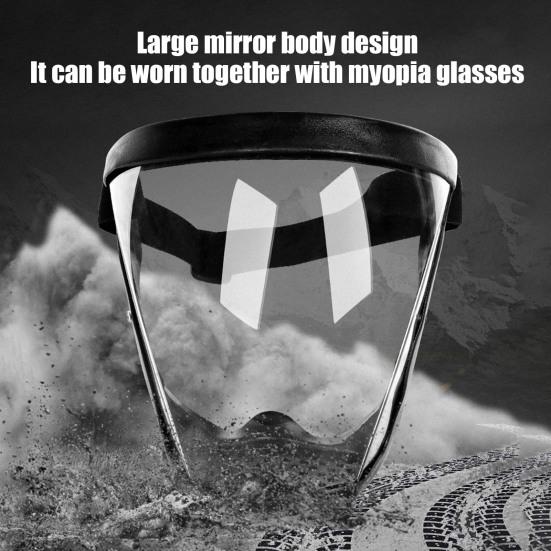 Full Shield Reusable Transparent Anti-Fog Protective Face High-Definition Plastic Face Guard