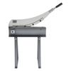 Guillotine Shear, 500 Mm Bed Width Benchtop Cutter, Manual Hand Plate Shear for Metal Sheet Processing, with Q235 Material, High Precision, Stand, for
