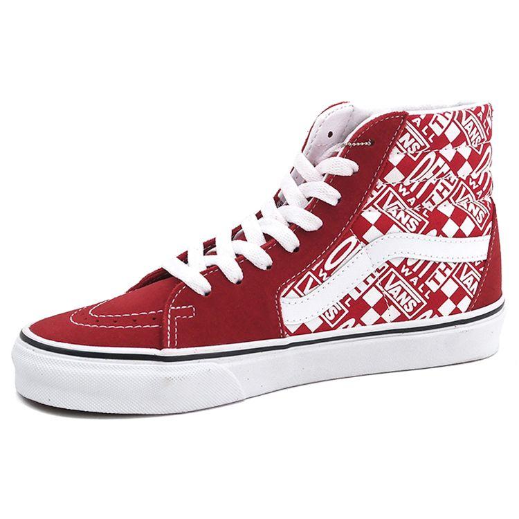 Vans Sk8-Hi Off The Wall Unisex Sneakers Red Chili-Pepper Racing-Red VN0A32QG3VB