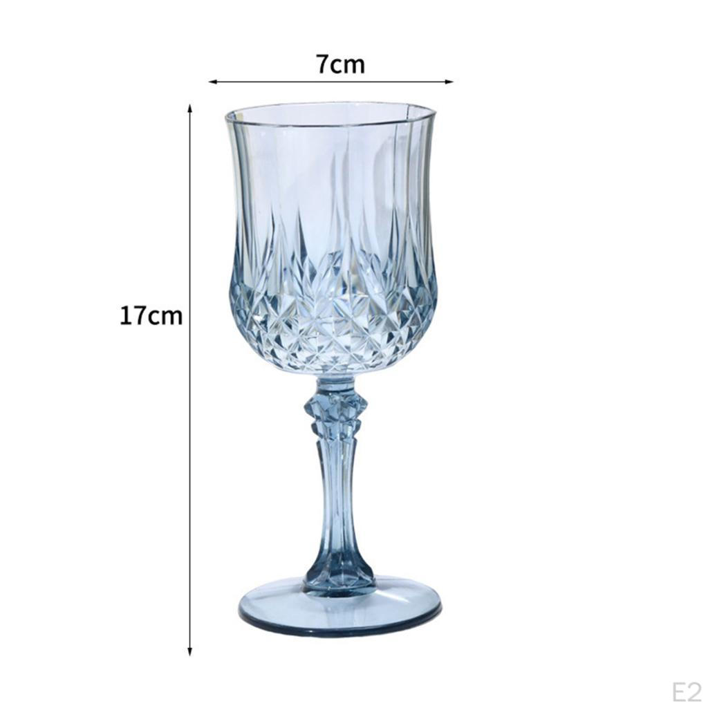 Acrylic Goblet Cup Home Decoration Unique Versatile Drinking Drinkware for Wedding Restaurant